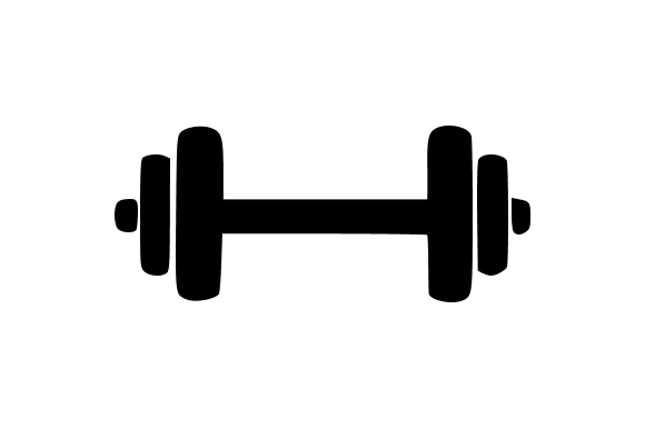 Barbell Weightlifting Gym Graphics for Crafters
