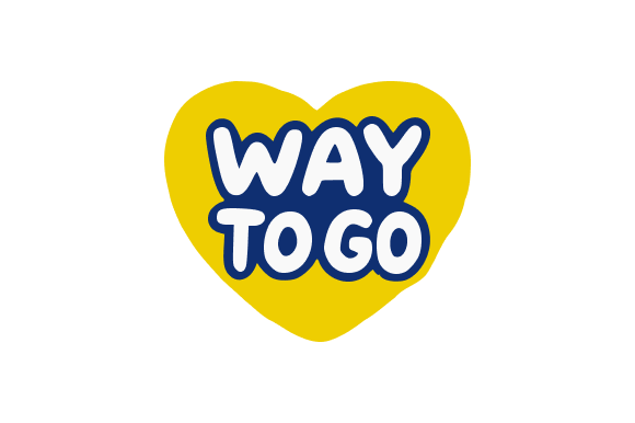 Heartfelt Yellow Way to Go Graphics for Blog and Web Design